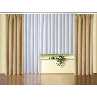 Vorhang WIRTH "Warnow" Gr. 16, beige, B:172cm H:200cm, Chenille, Polyacryl, Gardinen, 270 g/m2 Image