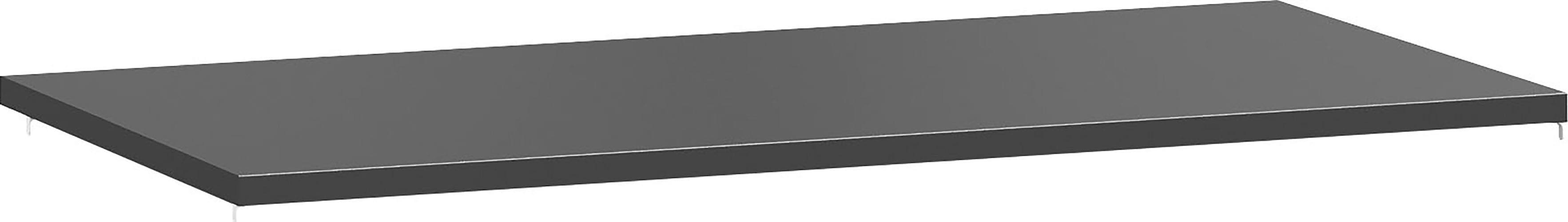Einlegeboden "York Schlafen", grau (grau anthrazit), B:105,1cm H:2,2cm T:55cm, Spanplatte, SET ONE BY MUSTERRING, Einlegeböden, einzeln, anthrazit oder weiß, verschiedene Größen