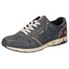 Sneaker LERROS, Herren, Gr. 46, grau (grau, weinrot), Lederimitat, used, casual, Schuhe, Schnürschuh, Freizeitschuh, Halbschuh mit Reißverschluss