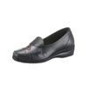 Mokassin AIRSOFT, Damen, Gr. 42, schwarz, Glattleder, Basic, Schuhe