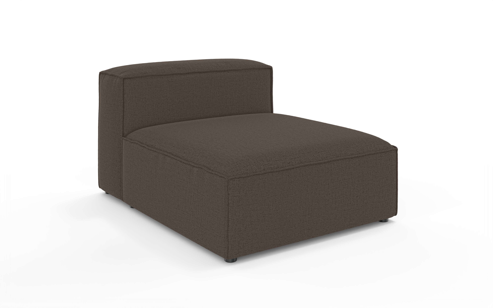 Chaiselongue INOSIGN "HAILY Liegesessel, Loungemöbel zum Relaxen, Maße B/T/H: 100/130/72 cm", braun, B:100cm H:72cm T:130cm, 100% Polyester, Sofas, als Modul oder separat verwendbar, für individuelle Zusammenstellung