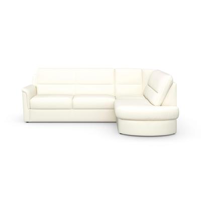 Ecksofa SIT & MORE "Panini L-Form", beige (creme), B:243cm H:87cm T:175cm, Sofas, wahlweise mit Bettfunktion und Bettkasten Image