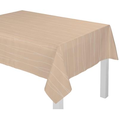 Tischdecke WIRTH "LANGWASSER" Gr. 1, grau (taupe), B:85cm L:85cm, Kunstfaser, Tischdecken Image