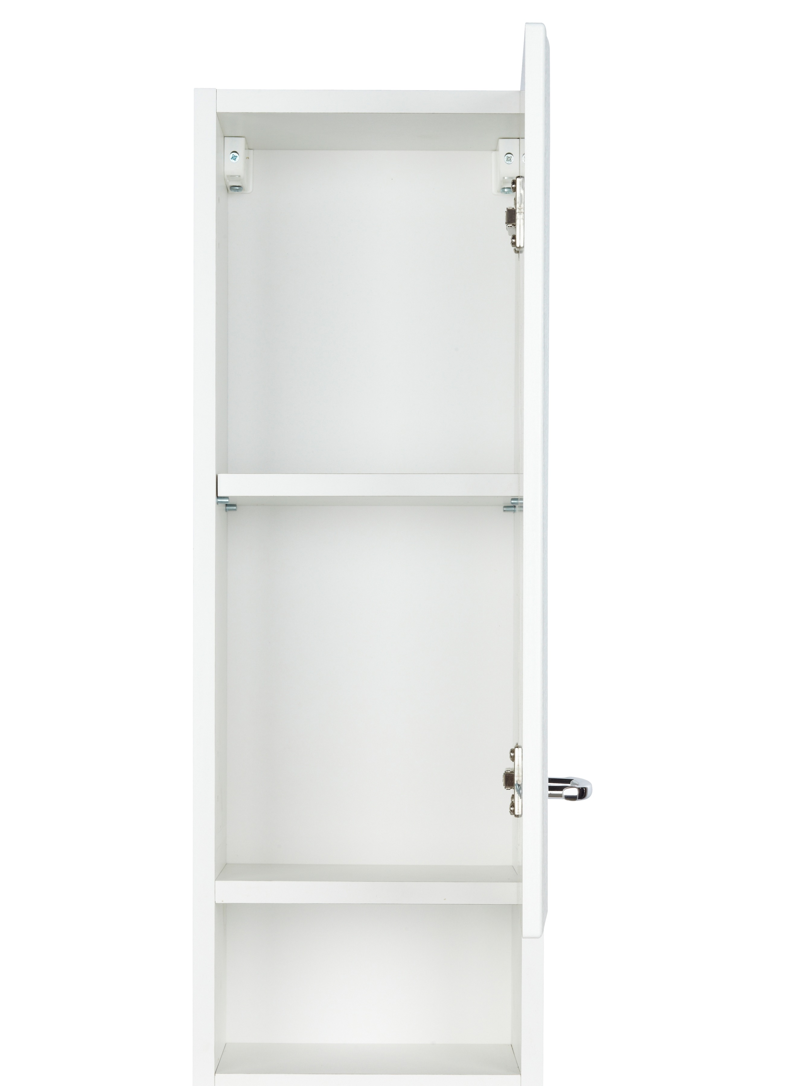 Hängeschrank WELLTIME "Rallye", weiß, B:25cm H:71cm T:20cm, MDF, Spanplatte, Schränke, Bad-Hängeschrank, Breite 25 cm, mit wechselbarem Türanschlag Image