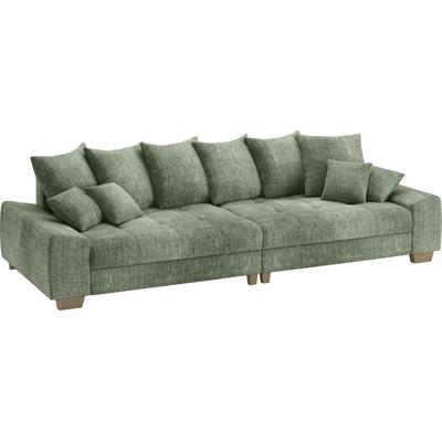 Big-Sofa MR. COUCH "Nikita II", grün (dolce 11 grün), B:300cm H:88cm T:118cm, Dolce (100% Polyester), Sofas, mit Kaltschaumpolsterung bis 140kg belastbar Image