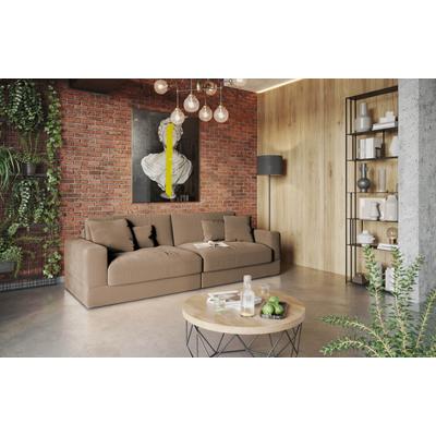 Big-Sofa RAUM.ID "Innovid", braun (chocco), B:264cm H:87cm T:108cm, 100% Polyester, Sofas, Modernes Modul-Polsterprogramm Image