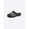 Pantoffel CASUAL LOOKS, Damen, Gr. 36, grau (grau, marine), Filz, modisch, Schuhe