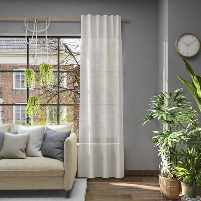 Vorhang NEUTEX FOR YOU "Libre-ECO", braun (leder), B:142cm H:165cm, Jacquard, Polyester, Gardinen, nach Maß Image