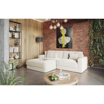 Ecksofa RAUM.ID "Innovid L-Form", beige (elfenbein), B:264cm H:87cm T:196cm, 100% Polyester, Sofas, Modernes Modul-Polsterprogramm Image