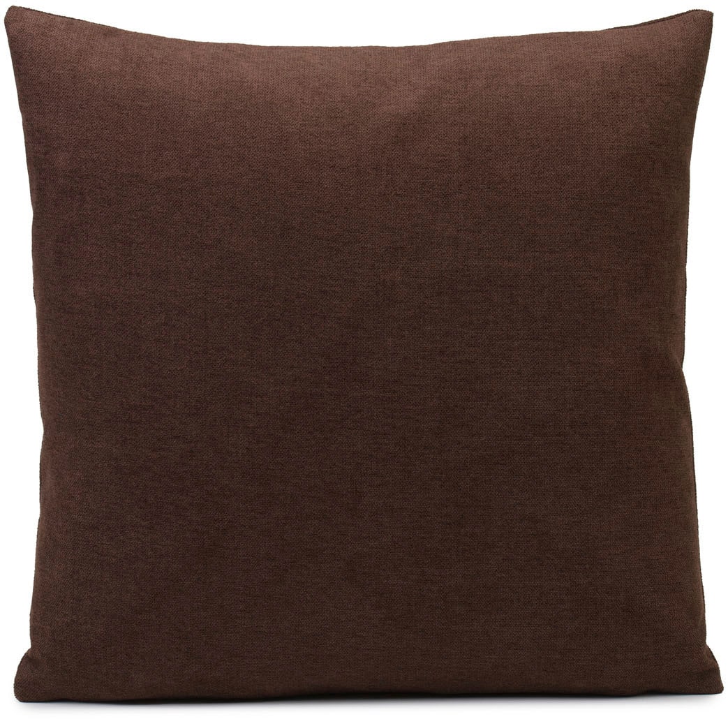 Kissenhülle GÖZZE "Darco" Gr. 2, braun (schoko), B:50cm L:50cm, Polyester, Obermaterial: 100% Polyester, Kissenbezüge