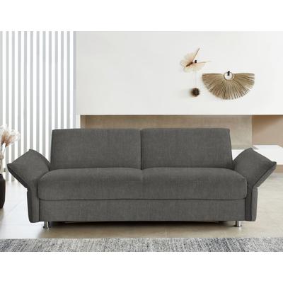 Schlafsofa BALI "LINA, Dauerschlaffunktion, 140 u. 160 er Breiten", grau (dunkelgrau), B:254cm H:14cm, 100% PES, Sofas, durchgehender Lattenrost mit 6-facher Härtegradregulierung Image