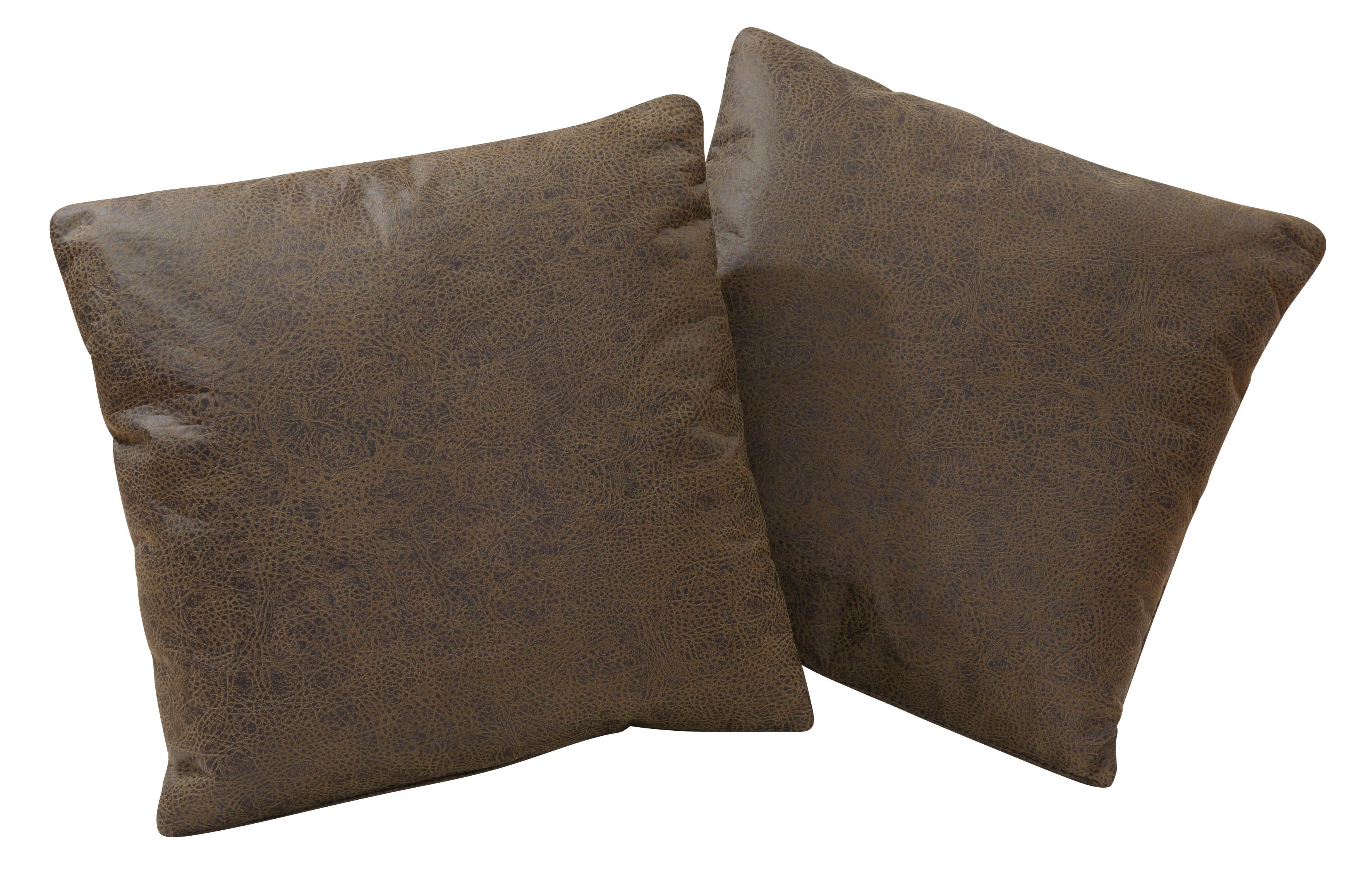 Sofakissen HOME AFFAIRE "Palmera, B: 45 cm", grün (olivgrün), B:45cm H:45cm T:15cm, Obermaterial: 100% Polyester, Polsterauflagen, Sofakissen, Set: 2 Stück, passend zur Serie