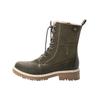 Stiefelette SHEEGO, Damen, Gr. 41, grün (oliv), Leder, Schuhe
