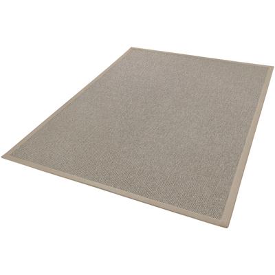 Teppich DEKOWE "Naturana Panama Spezial", beige (natur), B:180cm H:8mm L:250cm, Kunstfaser, Teppiche, Flachgewebe, meliert, Sisal-Optik, mit Bordüre, Wohnzimmer Image