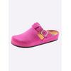 Hausschuh, Damen, Gr. 42, pink, Rindsleder, Basic, Schuhe