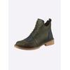 Stiefelette GEMINI, Damen, Gr. 42, grün (oliv), Glattleder, sportlich, Schuhe