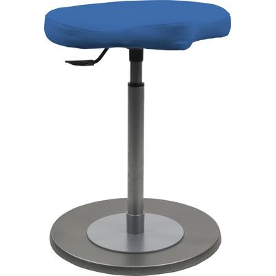 Sitzhocker MAYER SITZMÖBEL "1168", blau (karibikblau), B:42cm H:54cm T:41cm, 100% Polyesterstrick mit Beschichtung 100% Vinyl, Hocker, Pendelhocker mit Ergositz 1168 Image