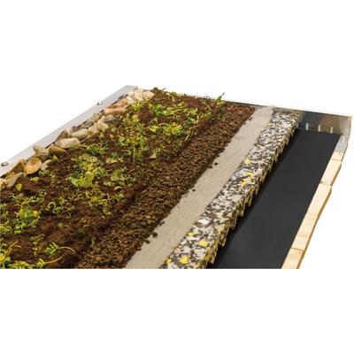 Pflanzeinsatz SKANHOLZ "Dachbegrünung", beige (natur), B:308cm T:700cm, Pflanzgefäße, für Carport Friesland/Spreewald Image