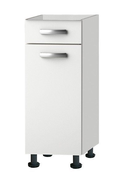 Unterschrank OPTIFIT "Ole", weiß, B:30cm H:87cm T:58,4cm, Holzwerkstoff, Schränke Image