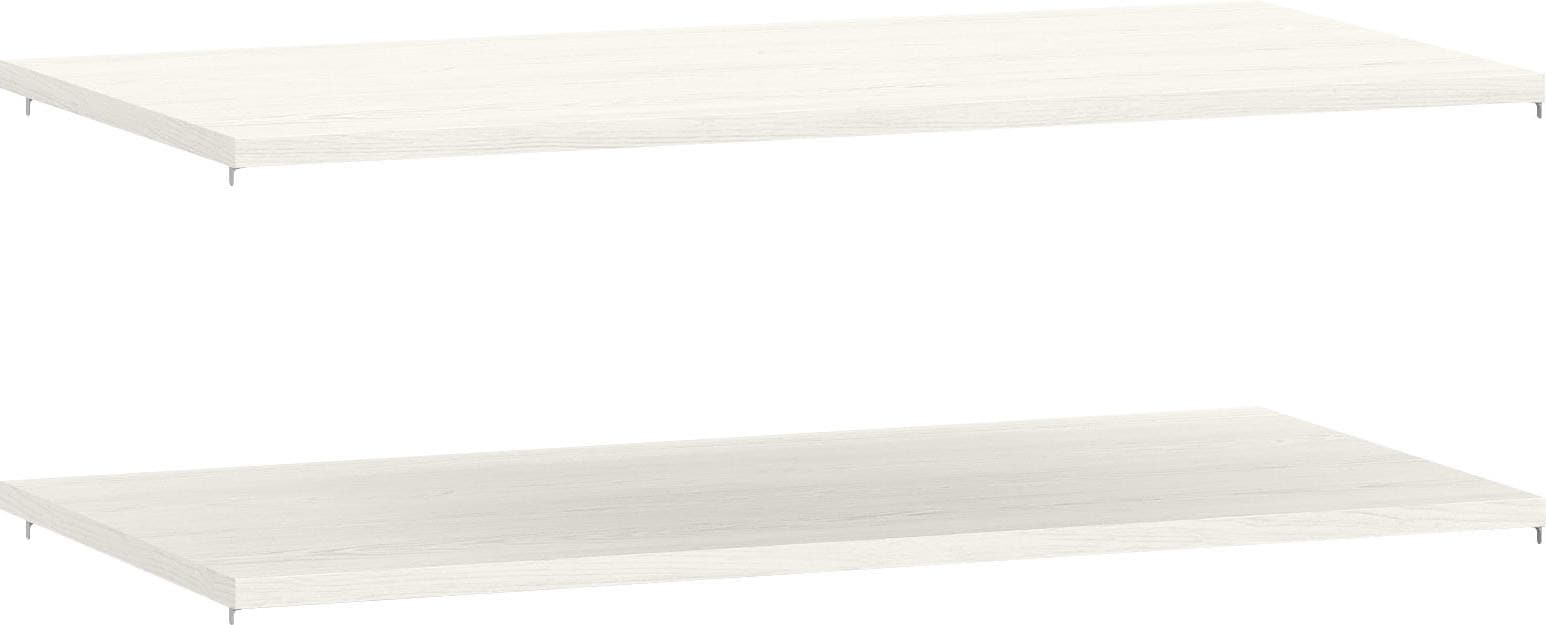 Einlegeboden "York Schlafen", pino aurelio, B:105,1cm H:2,2cm T:55cm, Spanplatte, SET ONE BY MUSTERRING, Einlegeböden, 2er-Set, anthrazit oder weiß, verschiedene Größen