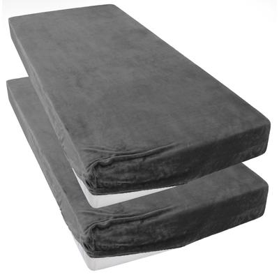 Bettlaken OTTO HOME "Desner3", grau (anthrazit), B:140cm L:200cm, Microfaser, Obermaterial: 100% Polyester, Laken, Mikrofaser, für Matratzen bis 20cm Höhe, Cashmere-Touch, Bettlaken Image