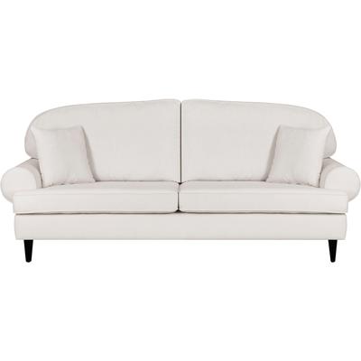 2-Sitzer HOME AFFAIRE "Vitreux", beige (creme), B:188cm H:95cm T:100cm, 100% Polyester, Sofas, auch im Bouclébezug, incl. Zierkissen Image
