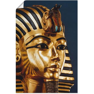 Wandbild ARTLAND "Grabmaske von König Tutanchamun", gold (farbe bild(er): goldfarben), B:40cm H:60cm, Bilder, als Alubild, Outdoorbild, Leinwandbild, Poster in verschied. Größen Image