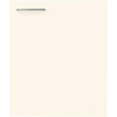 Frontblende NOBILIA "Touch", Ausrichtung wählbar", weiß (front: lacklaminat magnolia supermatt), B:60cm H:72cm T:1,9cm, MDF, Möbelblenden, für integrierte Kühlgeräte und Waschautomaten, Breite 60 cm Image