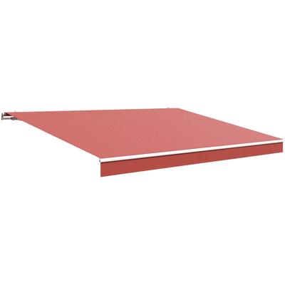 Gelenkarmmarkise WISMAR "Classic", rot (rostrot), B:250cm H:25cm, Polyacryl, Markisen Image