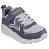 Sneaker SKECHERS "UNO LITE", Kinder, Gr. 29, grau (hellgrau), Lederimitat, sportlich, Schuhe, Freizeitschuh mit Memory Foam, Größenschablone zum Download