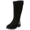 Weitschaftstiefel SHEEGO, Damen, Gr. 40, schwarz, Leder, Schuhe