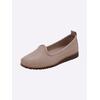 Slipper ANDREA CONTI, Damen, Gr. 42, grau, Leder, Glattleder, sportlich, Schuhe