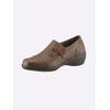 Slipper CLASSIC BASICS, Damen, Gr. 42, braun, Leder, Glattleder, Rindsleder, Basic, Schuhe Slipper