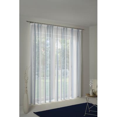 Vorhang WIRTH "TARA" Gr. 13, blau, B:300cm H:225cm, Polyester, Gardinen, Store Image