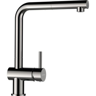 Küchenarmatur SCHOCK "Epos", silber (edelstahloptik), B:21,5cm H:31cm T:5cm Ø:5cm, Messing, Armaturen Image
