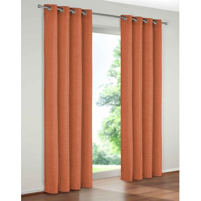 Vorhang WIRTH "Holmsund 288g/qm" Gr. 8, braun (rost), B:172cm H:160cm, Chenille, Polyacryl, Gardinen Image