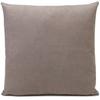 Dekokissen GÖZZE "Darco Uni" Gr. 1, grau (taupe, unifarben), B:45cm L:45cm, Polyester, Dekokissen_Sitzkissen_Kissenhüllen, 1 Stück, Maß: 45 x 45 cm, mit Füllung