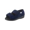 Hausschuh VAROMED, Gr. 45, blau (marine), Textil, Schuhe
