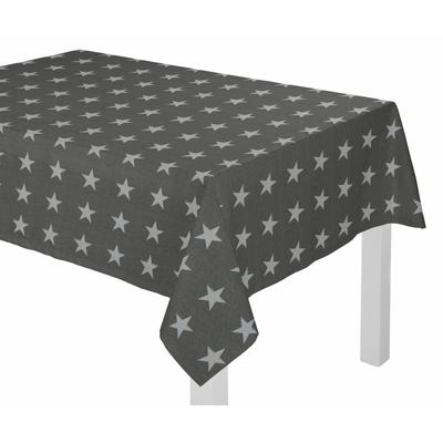 Tischdecke WIRTH "Felino" Gr. 3, grau, B:130cm L:160cm, Polyester, Baumwolle, Tischdecken Image