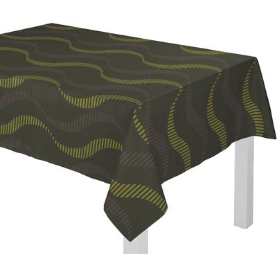 Tischdecke WIRTH "LUPARA" Gr. 2, grün, B:120cm L:120cm, Polyester, Baumwolle, Tischdecken Image
