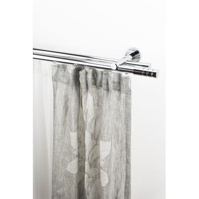 Gardinenstange GARESA "EASY", grau (chromfarben), B:65cm L:440cm Ø:20mm, Aluminium, Gardinenstangen Image