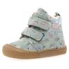 Lauflernschuh NATURINO "Wigghi", Kinder, Gr. 26, grün blumen, Veloursleder, geblümt, casual, Schuhe, Winterstiefel mit Blumenprint, Größenschablone zum Download