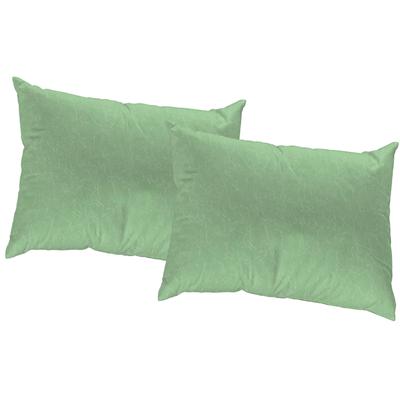 Dekokissen WIRTH "Lahnstein" Gr. 1, grün (grün, gemustert, unifarben), B:40cm L:40cm, Polyester, Dekokissen_Sitzkissen_Kissenhüllen, Kissenhülle ohne Füllung, 2 Stück Image