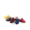 Pantoffel CLASSIC, Damen, Gr. 42, gelb (gelb, beige), Textil, Schuhe Hausschuh Pantoffeln