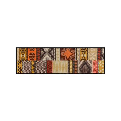 Fußmatte SALONLOEWE Gr. 2, terra, braun, gemustert, B:60cm H:7mm L:240cm, Polyamid, Polyamid, Teppiche Image