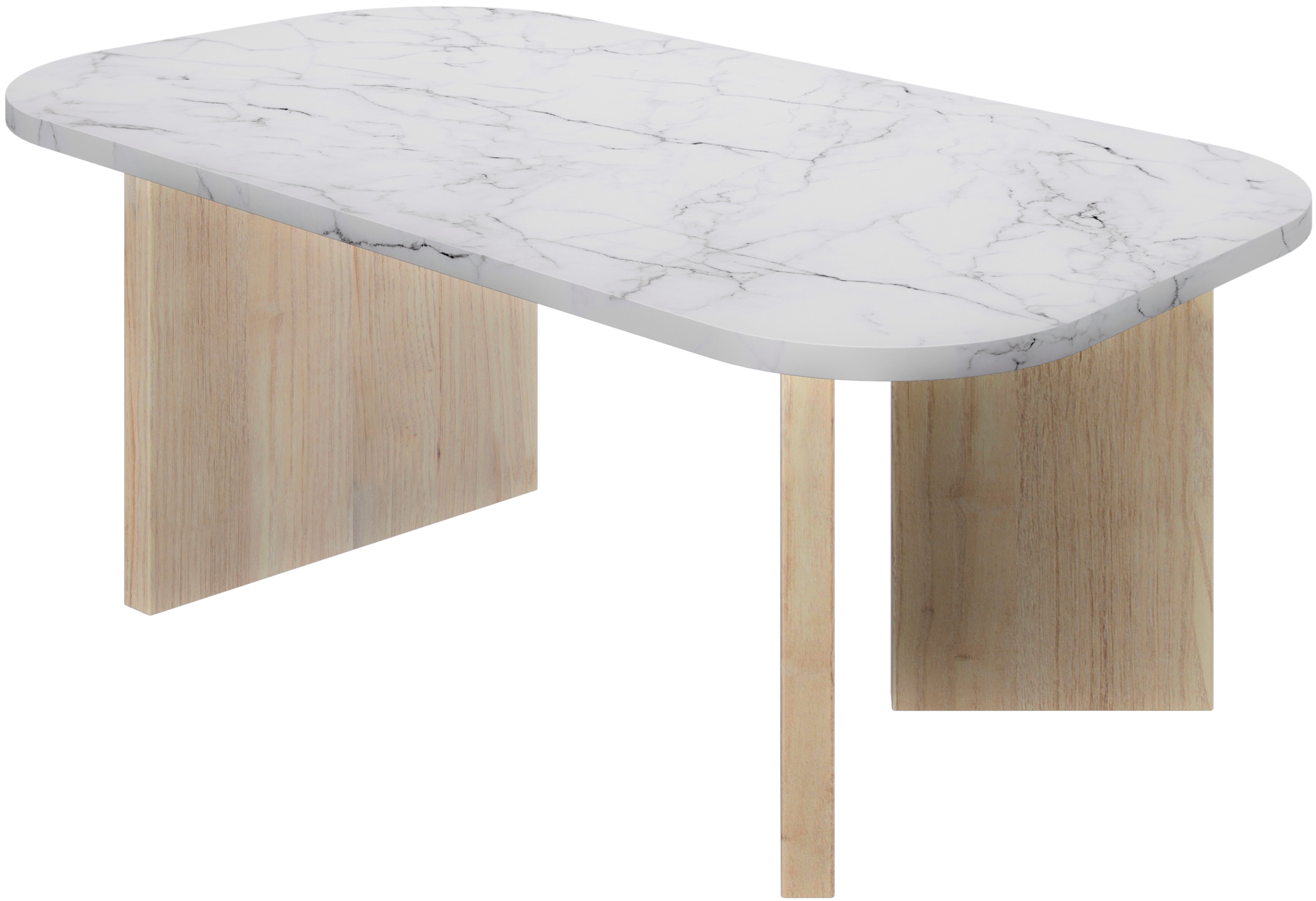 Couchtisch GAMI "Quartz", beige (marmor, optik, kastanie natur nachbildung, marmor, optik), B:105cm H:38,2cm T:57,7cm, Tische, Couchtisch, Couchtisch mit Marmor-optik Tischeplatte