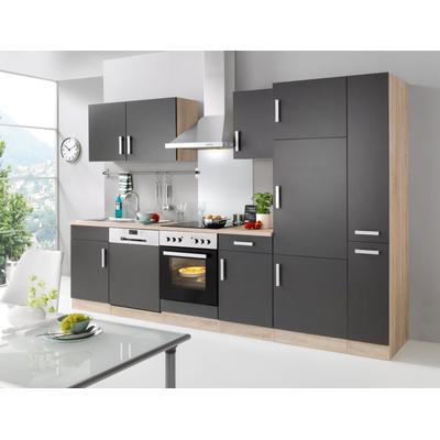Hängeschrank KOCHSTATION "KS-Toronto, Breite 50 cm", grau (anthrazit, eiche sonoma), B:50cm H:57cm T:34cm, Spanplatte, Schränke Image