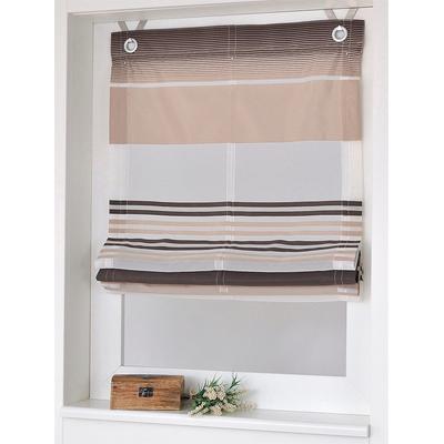 Raffrollo HEINE HOME Gr. 3, braun, B:80cm H:130cm, Raffrollos Image