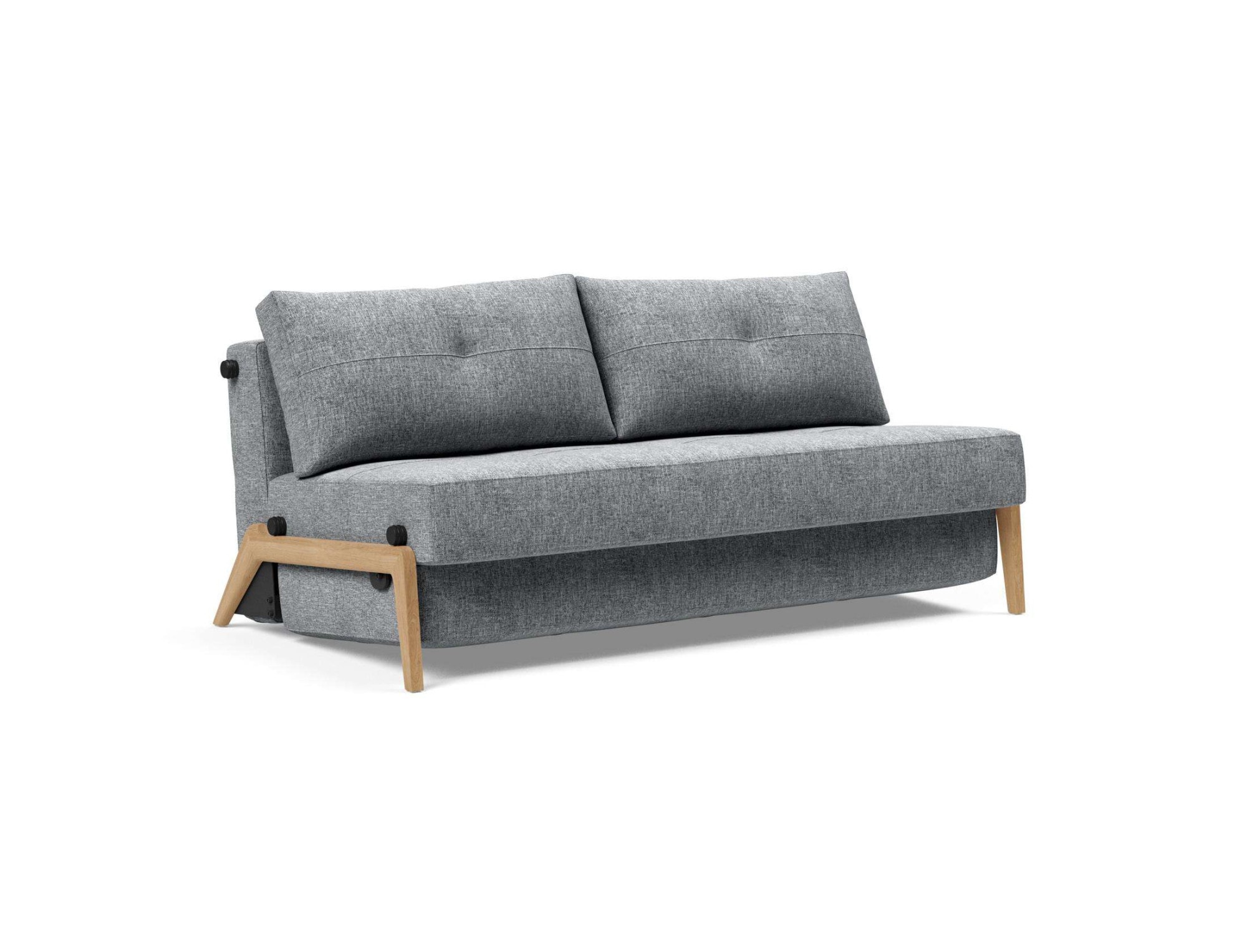 Schlafsofa INNOVATION LIVING ™ "Cubed Klappsofa, hochwertige Schlaffunktion, Design und extra Komfort", grau (granit), B:168cm H:79cm T:98cm, Sofas, Schlafsofa, Frontauszug, sehr platzsparend, abgewinkelt Sitzen, waagerecht liegen