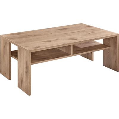 Couchtisch INNOSTYLE "Fun Plus II", grün (schilfgrün, altholz melamin, altholz melamin), B:110cm H:40cm T:65cm, Tische, 2 Fächer, ABS Kantenschutz Image